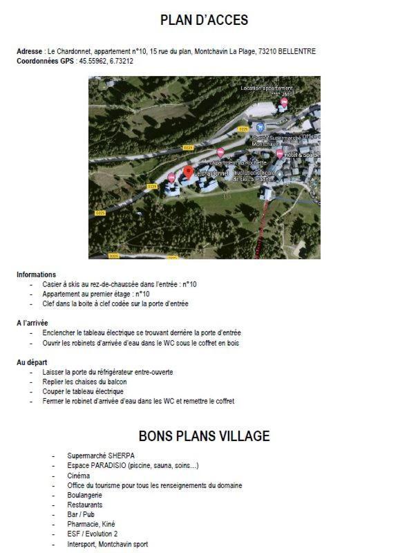 Appartement Montchavin La Plagne エクステリア 写真